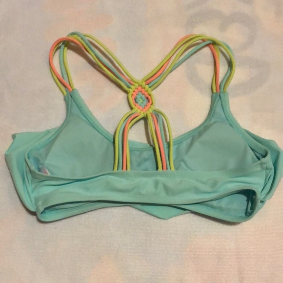 Light Blue Bathing Suit Top - Picture 2 of 6